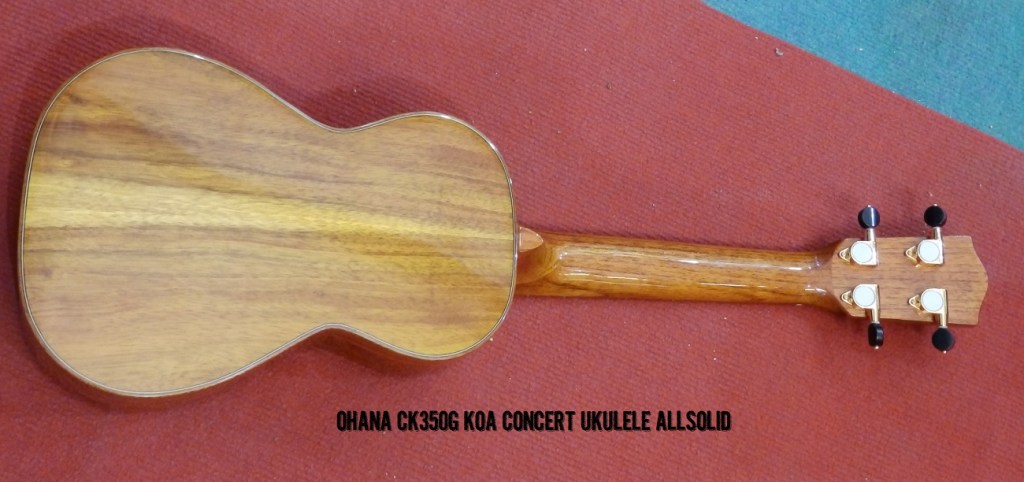 OHANA CK350G KOA CONCERT UKULELE ALLSOLID